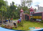 Pererat Silaturahmi, Babinsa Karangrejo Dan Warga Dusun Sumberjo Kompak Kerja Bakti Bersihkan Lingkungan