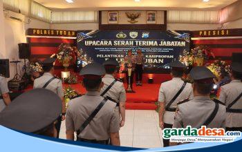 Rotasi Besar di Polres Tuban, Wakapolres hingga Sejumlah Kapolsek Berganti