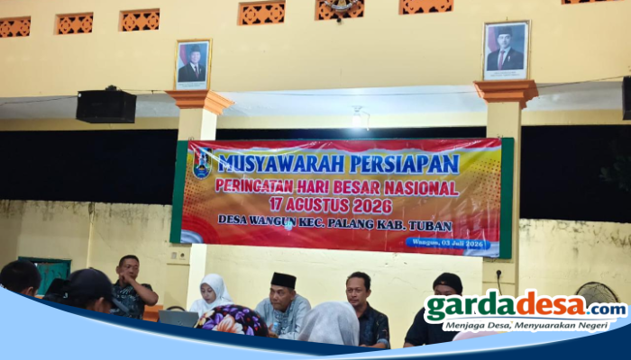 Musdes Persiapan HUT Kemerdekaan RI ke-81, Desa Wangun Matangkan Agenda Peringatan 17 Agustus